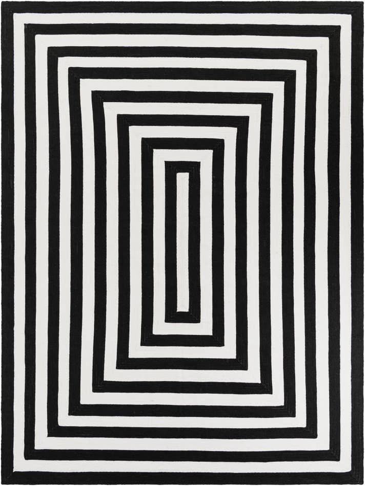 Detail image of 9' x 12' Easy-Clean Eco Verse Washable Indoor / Outdoor Rug
