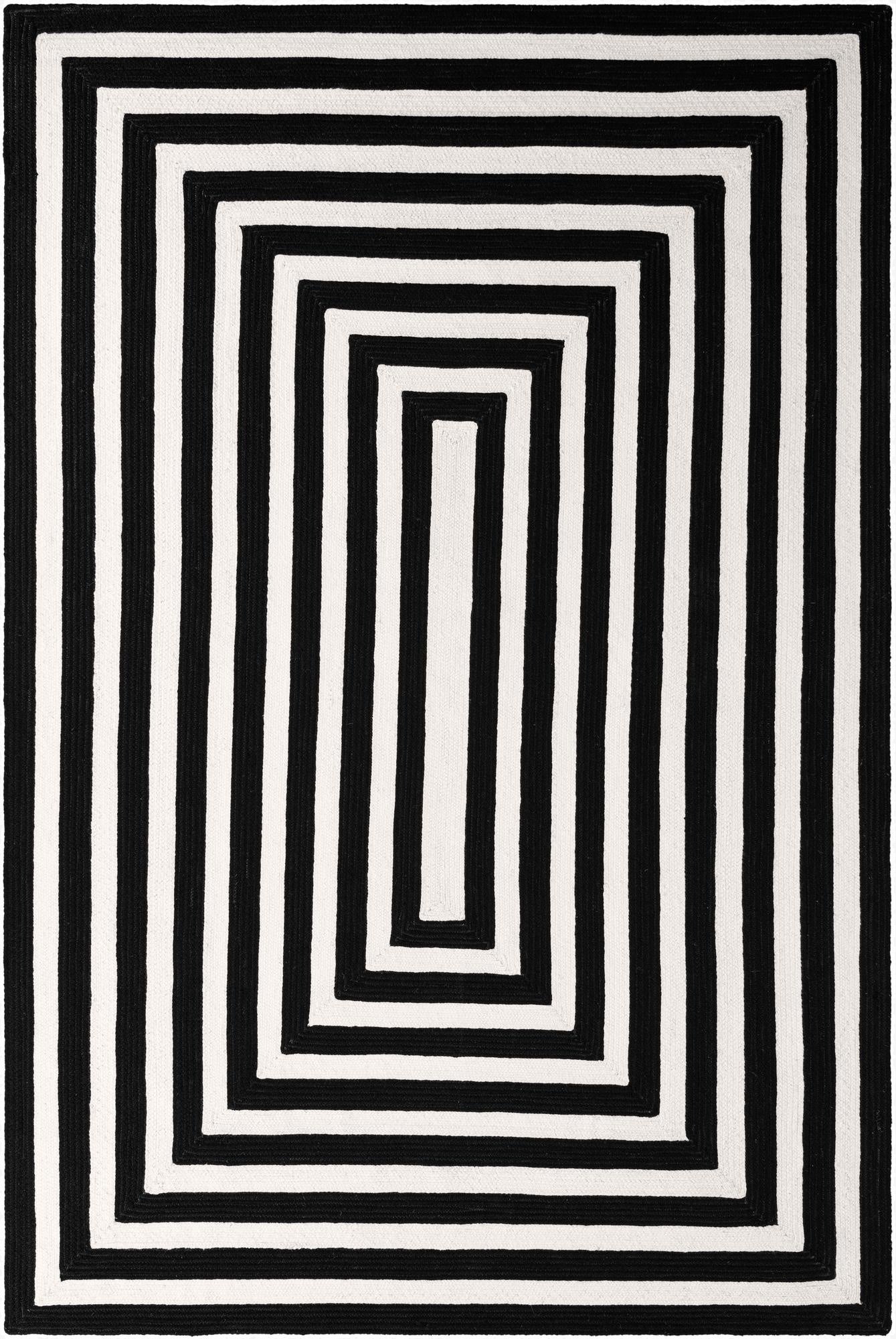 5' 3 x 8'  Hand Woven Eco Verse   Washable Indoor / Outdoor Rug