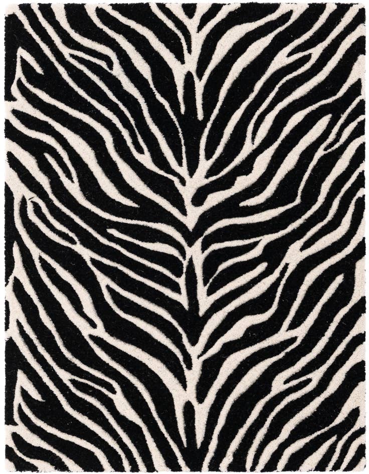 Detail image of 2' x 3' 1 Hand Tufted Safari Wool Rug