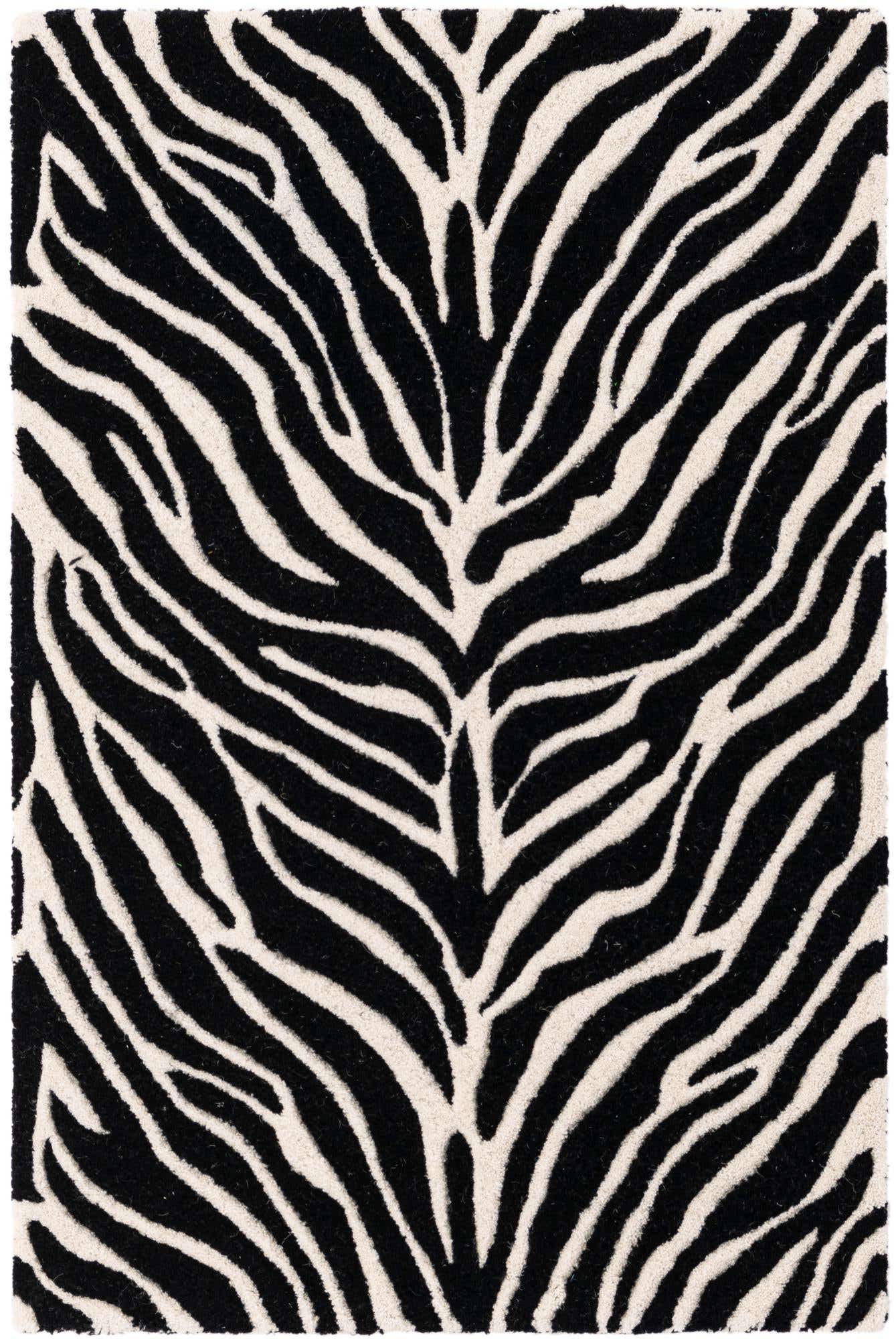 2' x 3' 1 Hand Tufted Safari Wool Rug