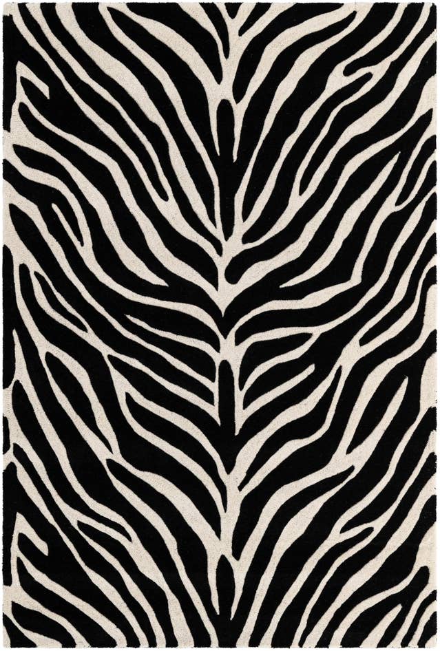 Detail image of 4' 1 x 6' 1 Hand Tufted Safari Wool Rug