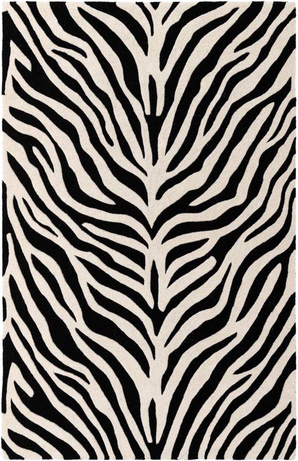 Detail image of 5' 1 x 8' Hand Tufted Safari Wool Rug