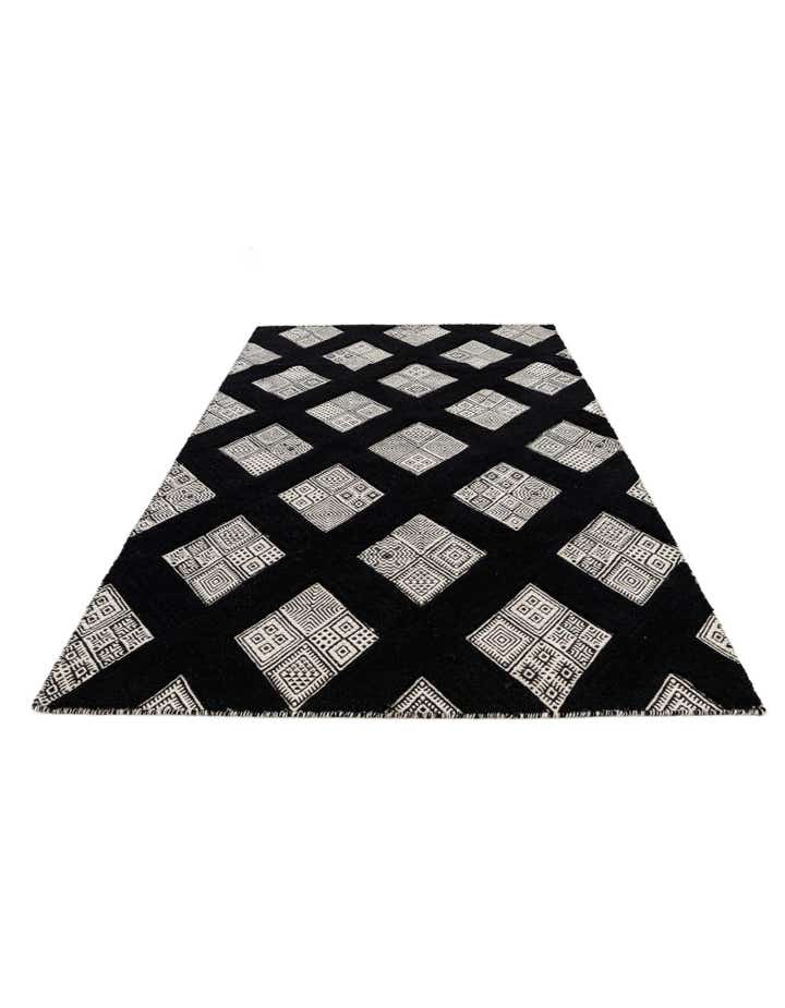 155cm x 245cm Tejido a mano Tejido a mano Alfombra