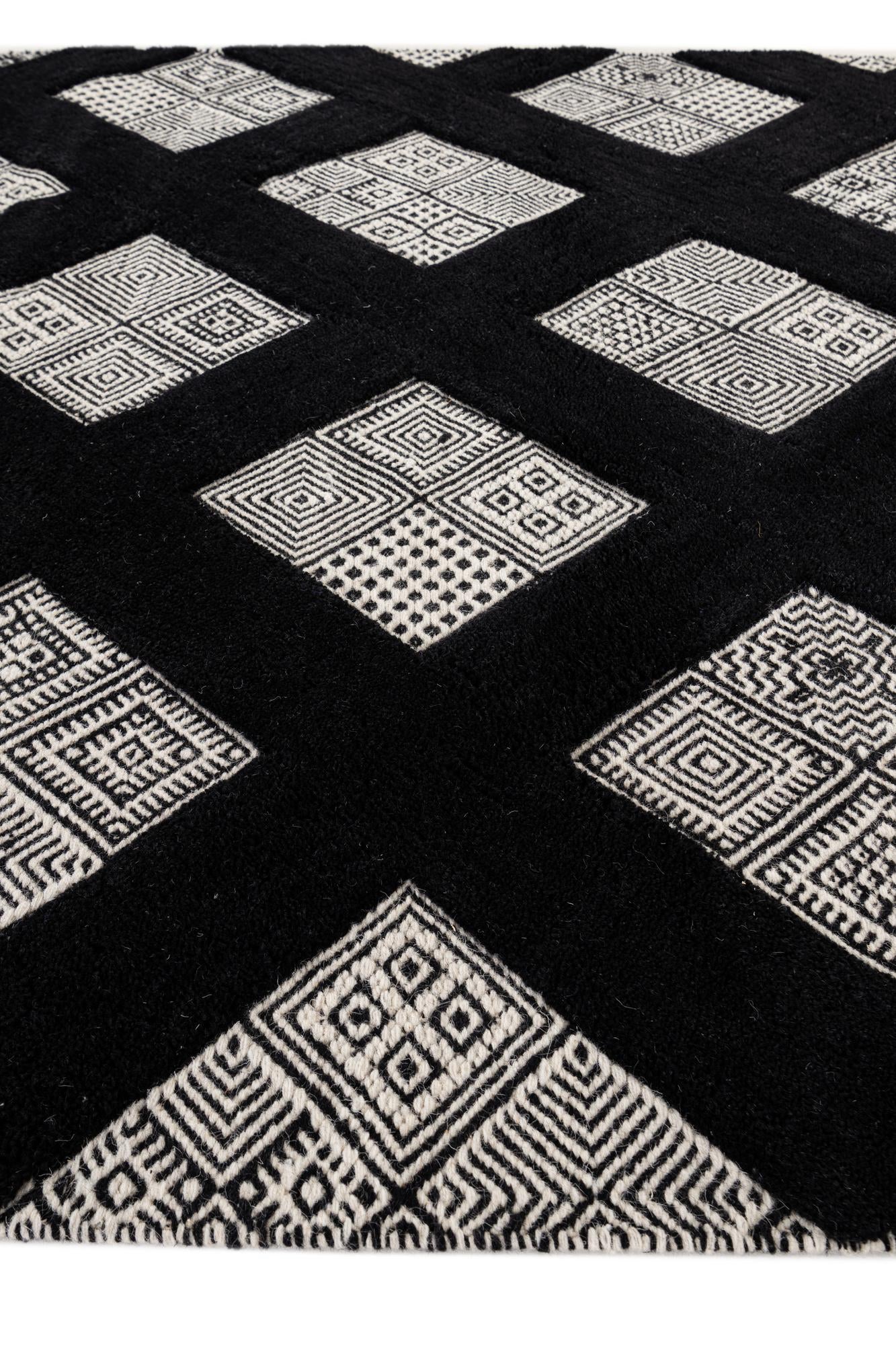 155cm x 245cm Tejido a mano Tejido a mano Alfombra