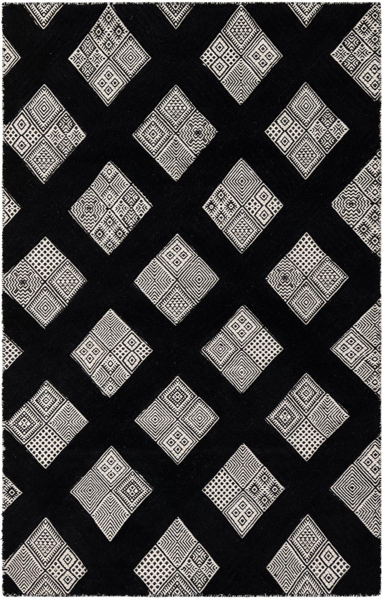 155cm x 245cm Tejido a mano Tejido a mano Alfombra