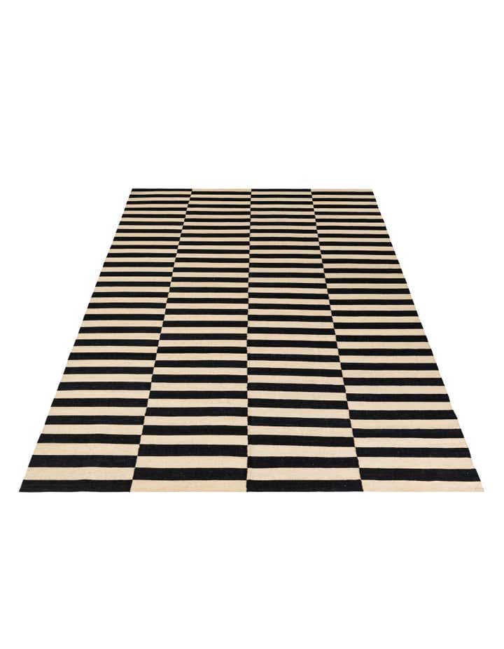 8' 3 x 11' 1 Hand Woven Kilim Modern Wool Rug