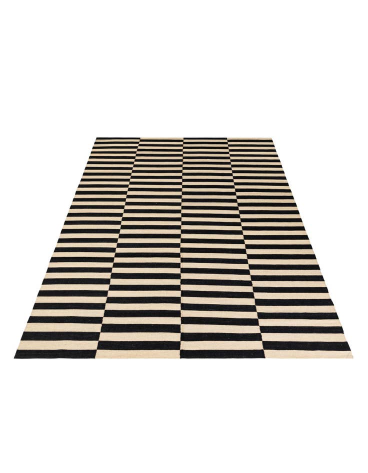 Detail image of 8' 3 x 11' 1 Hand Woven Kilim Modern Wool Rug