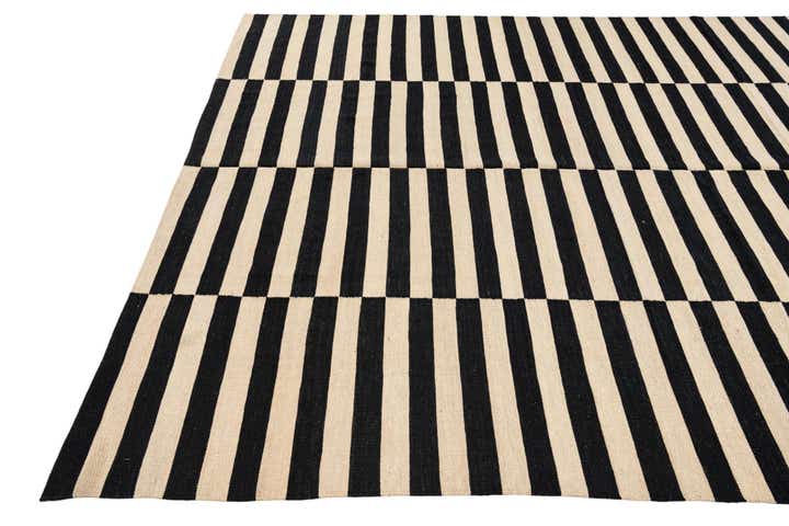 8' 3 x 11' 1 Hand Woven Kilim Modern Wool Rug