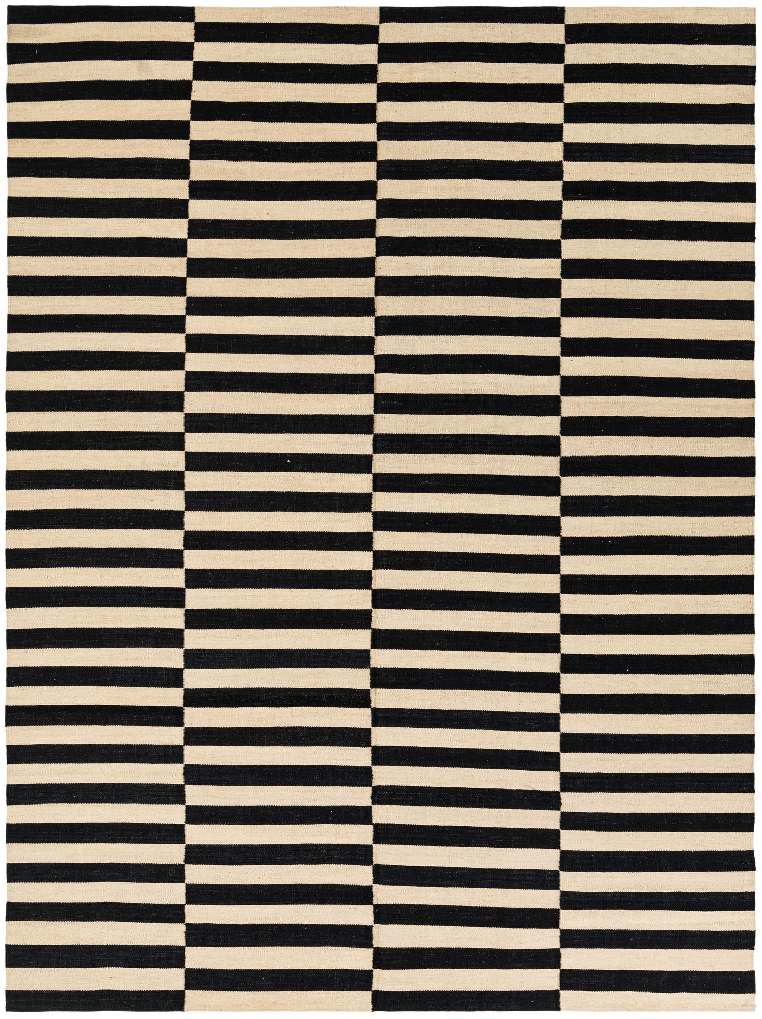 8' 3 x 11' 1 Hand Woven Kilim Modern Wool Rug
