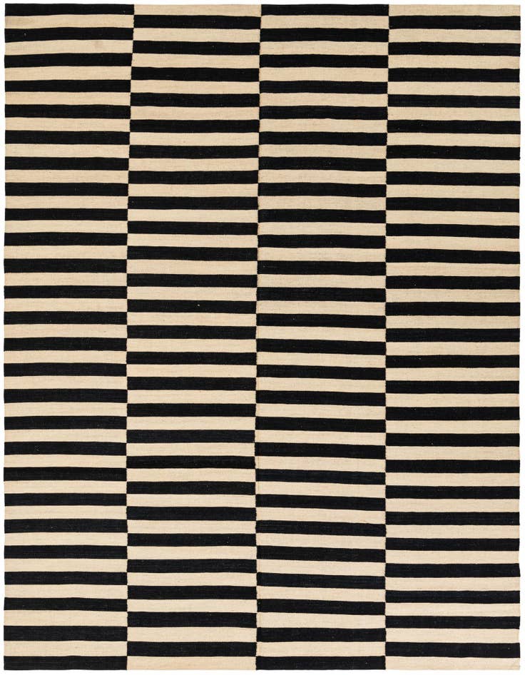 Detail image of 8' 3 x 11' 1 Hand Woven Kilim Modern Wool Rug