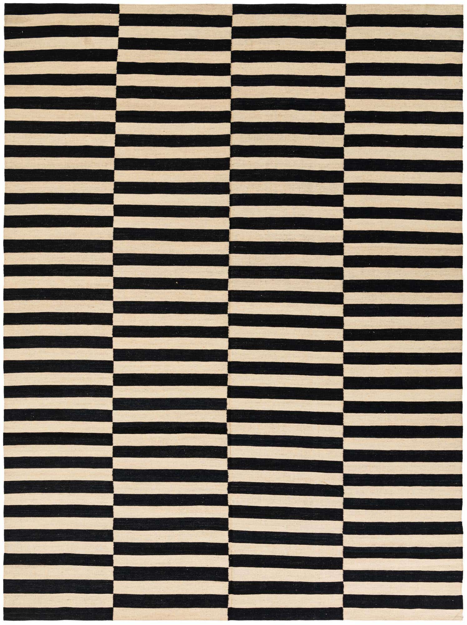 8' 3 x 11' 1 Hand Woven Kilim Modern Wool Rug