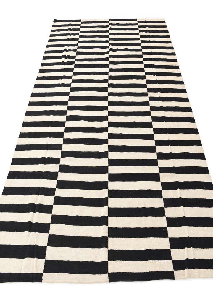 8' 4 x 9' 8 Hand Woven Kilim Modern Wool Rug