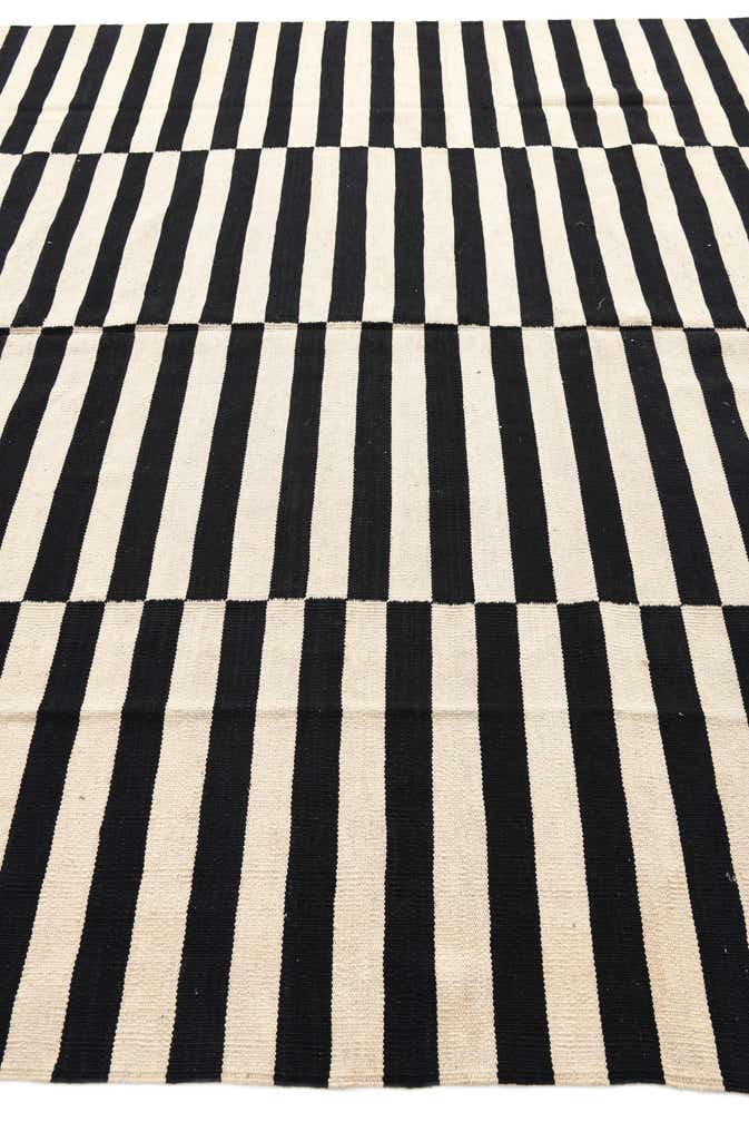 8' 4 x 9' 8 Hand Woven Kilim Modern Wool Rug