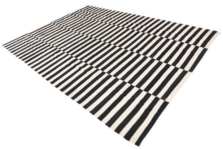 8' 2 x 11' 3 Hand Woven Kilim Modern Wool Rug