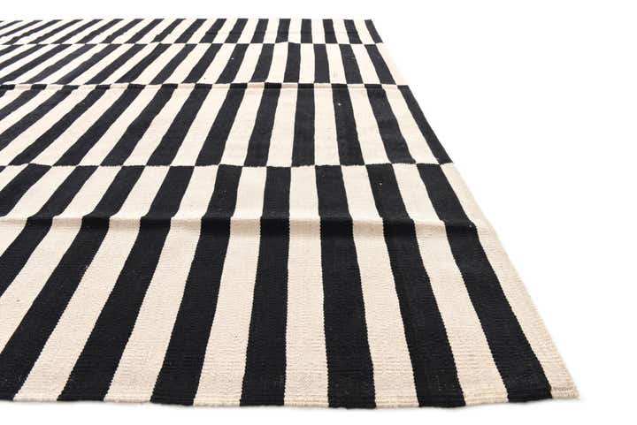 8' 2 x 11' 3 Hand Woven Kilim Modern Wool Rug