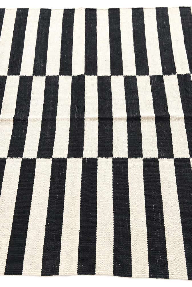 4' 2 x 5' 10 Hand Woven Kilim Modern Wool Rug