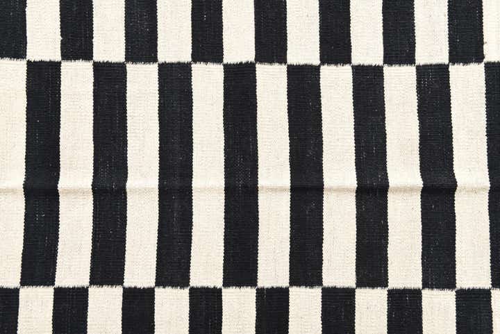 4' 2 x 5' 10 Hand Woven Kilim Modern Wool Rug