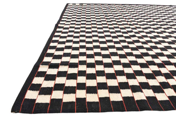 8' 3 x 9' 5 Hand Woven Kilim Modern Wool Rug