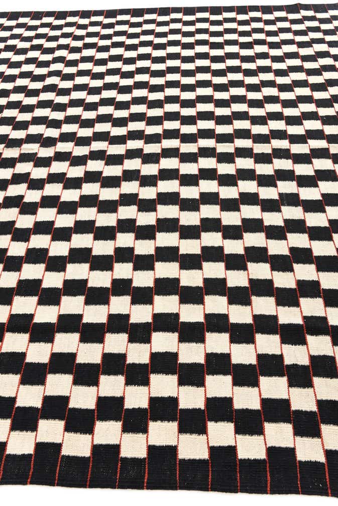 8' 3 x 9' 5 Hand Woven Kilim Modern Wool Rug