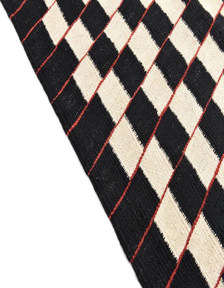 Detail image of 8' 3 x 9' 5  Hand Woven Kilim Modern Wool Rug