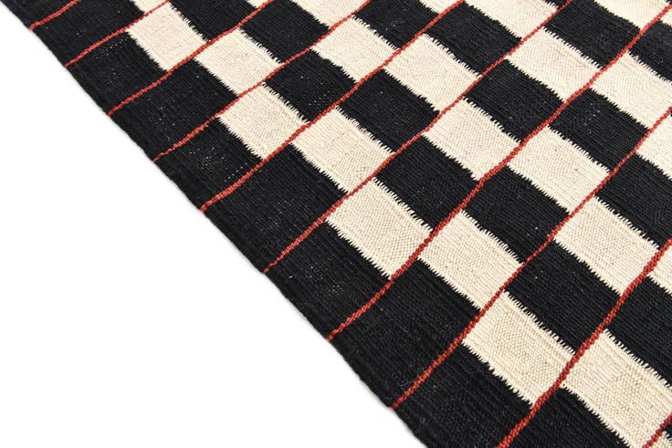 Detail image of 8' 3 x 9' 5 Hand Woven Kilim Modern Wool Rug