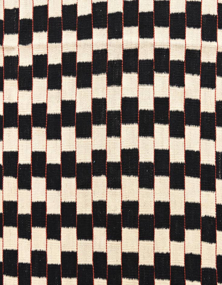Detail image of 8' 3 x 9' 5  Hand Woven Kilim Modern Wool Rug