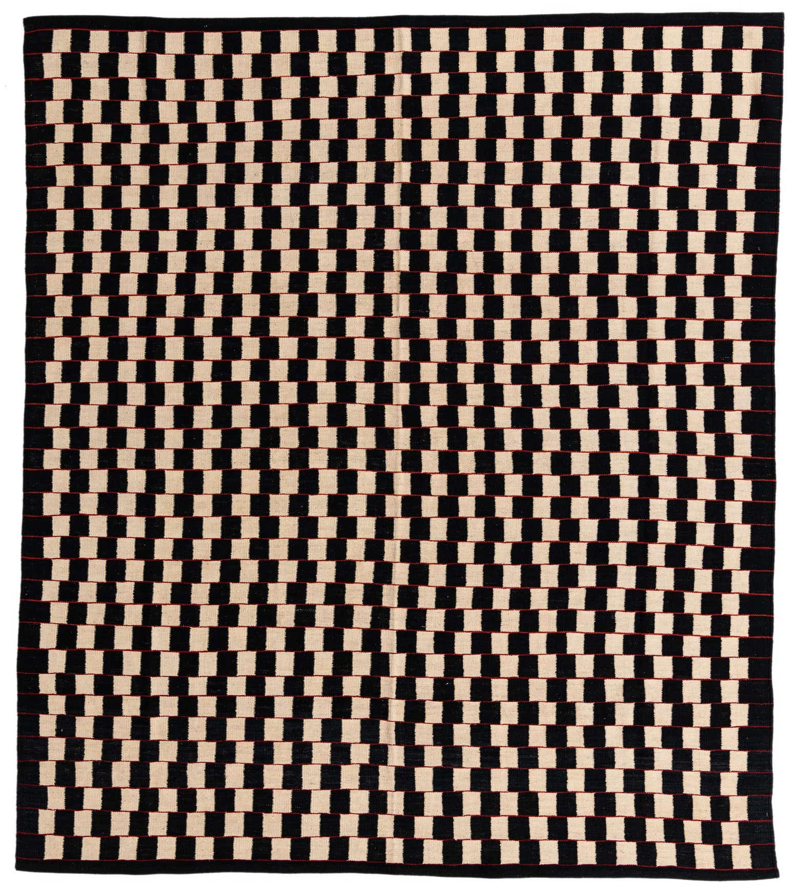 8' 3 x 9' 5 Hand Woven Kilim Modern Wool Rug