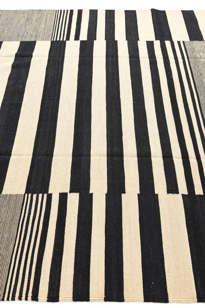 7' x 9' 9 Hand Woven Kilim Modern Wool Rug