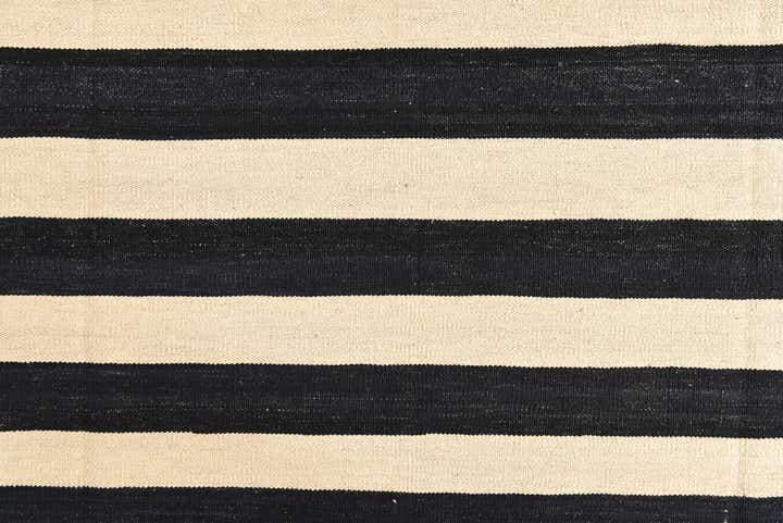 7' x 9' 9 Hand Woven Kilim Modern Wool Rug