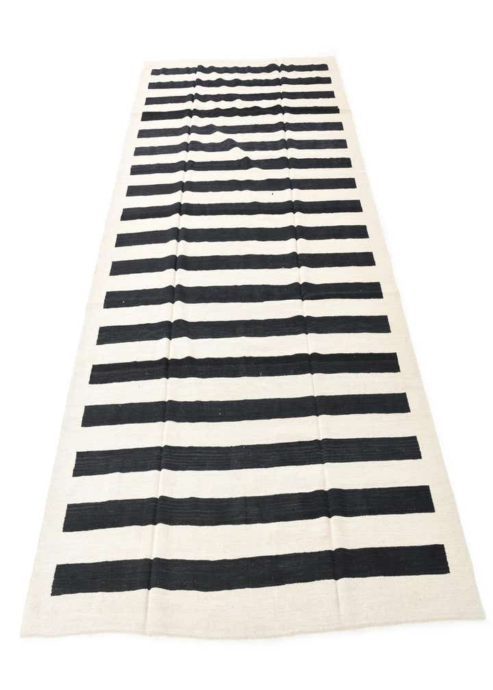 6' 7 x 9' 7 Hand Woven Kilim Modern Wool Rug