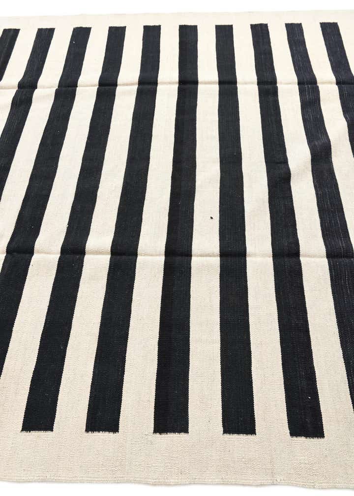 6' 7 x 9' 7 Hand Woven Kilim Modern Wool Rug