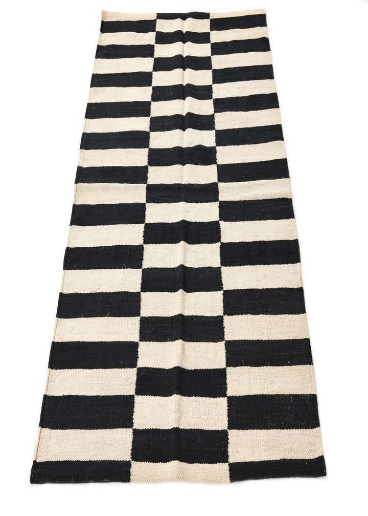 3' 4 x 4' 9 Hand Woven Kilim Modern Wool Rug