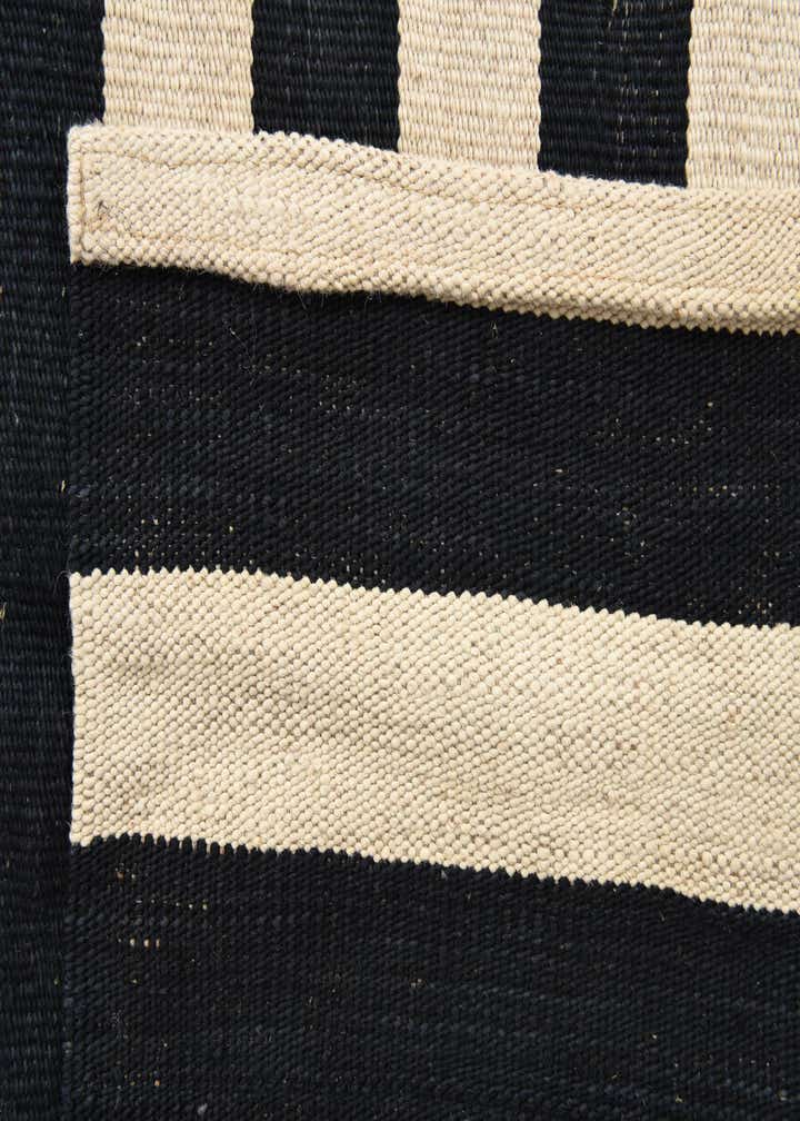 3' 4 x 4' 9 Hand Woven Kilim Modern Wool Rug