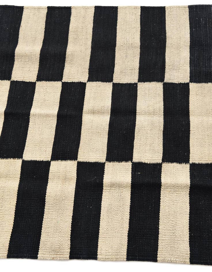 Detail image of 2' 8 x 3' 10  Hand Woven Kilim Modern Wool Rug