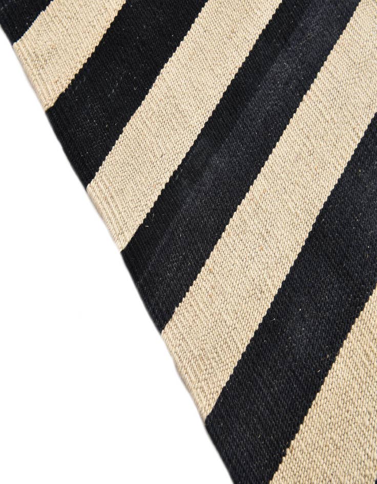 Detail image of 3' 4 x 4' 10  Hand Woven Kilim Modern Wool Rug