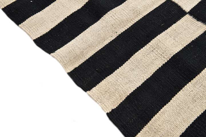 3' 3 x 4' 8 Hand Woven Kilim Modern Wool Rug