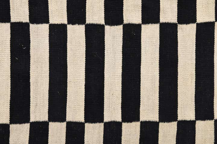 3' 3 x 4' 8 Hand Woven Kilim Modern Wool Rug