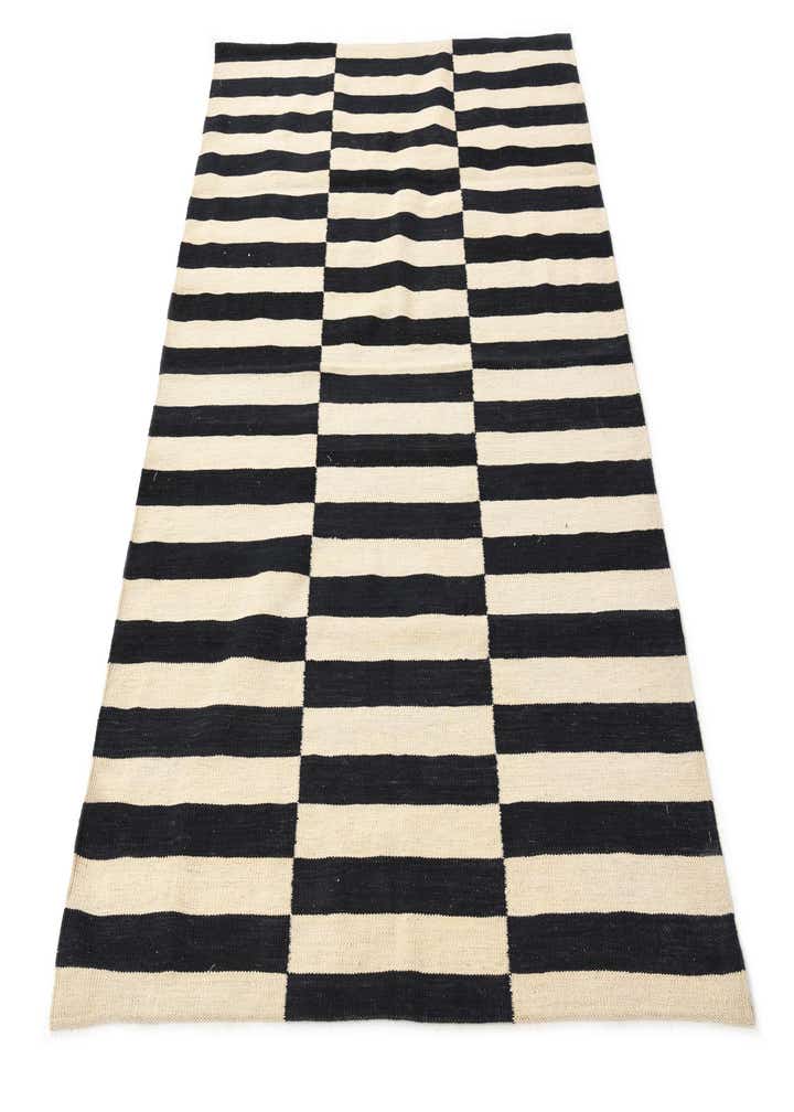 4' 2 x 6' 1 Hand Woven Kilim Modern Wool Rug