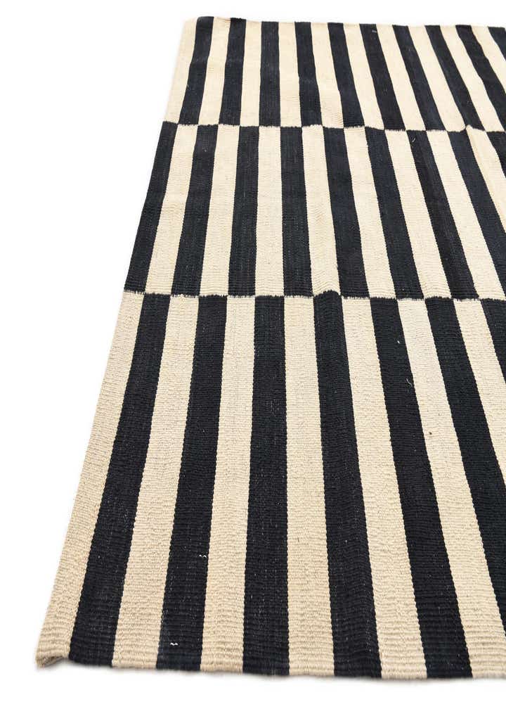 4' 2 x 6' 1 Hand Woven Kilim Modern Wool Rug