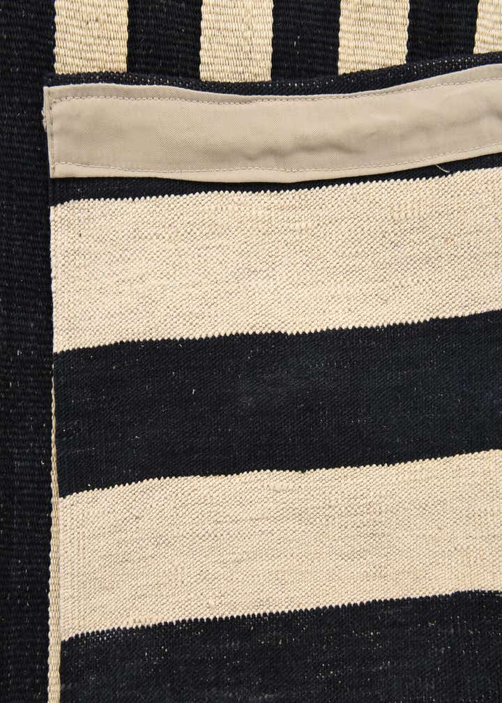 4' 2 x 6' 1 Hand Woven Kilim Modern Wool Rug