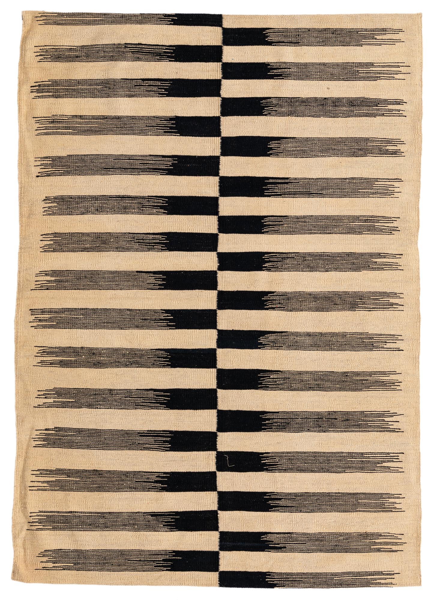 4' 2 x 6' Hand Woven Kilim Modern Wool Rug