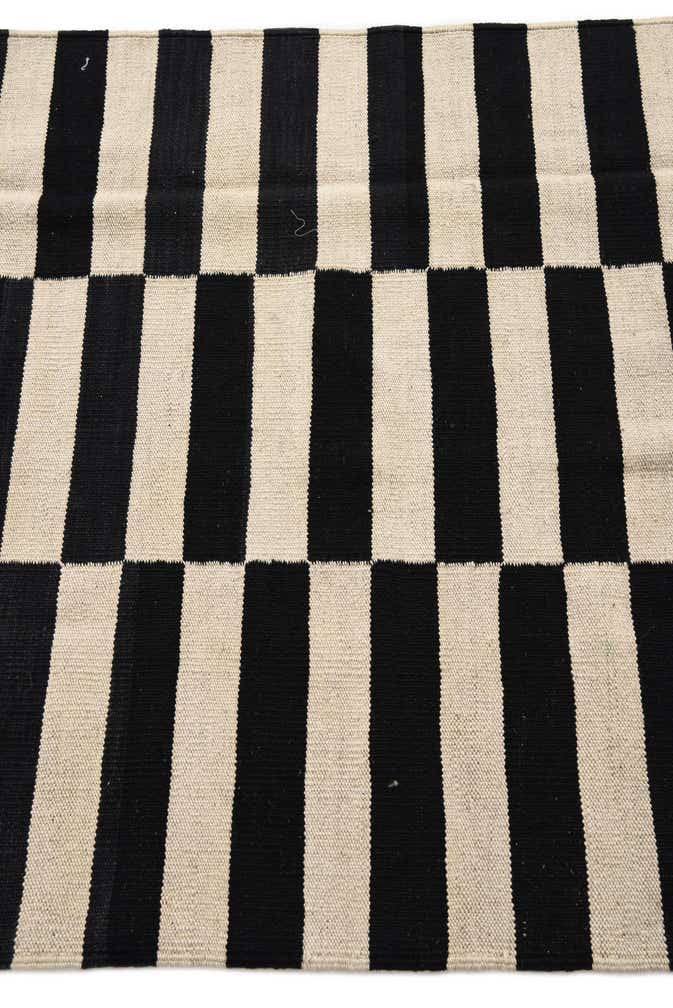 3' 4 x 4' 8 Hand Woven Kilim Modern Wool Rug