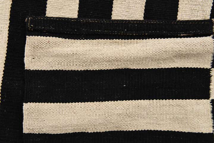 3' 4 x 4' 8 Hand Woven Kilim Modern Wool Rug