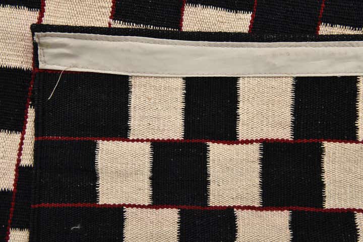 4' 1 x 5' 10 Hand Woven Kilim Modern Wool Rug