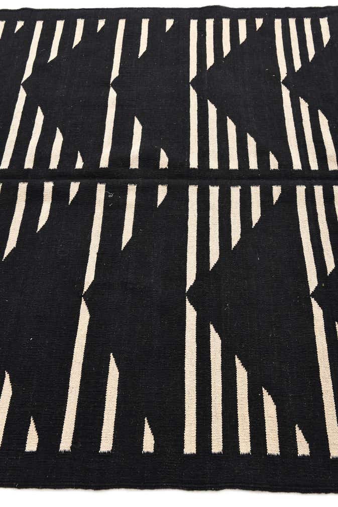 5' 3 x 6' 4 Hand Woven Kilim Modern Wool Rug