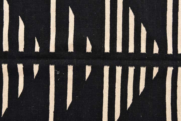 5' 3 x 6' 4 Hand Woven Kilim Modern Wool Rug
