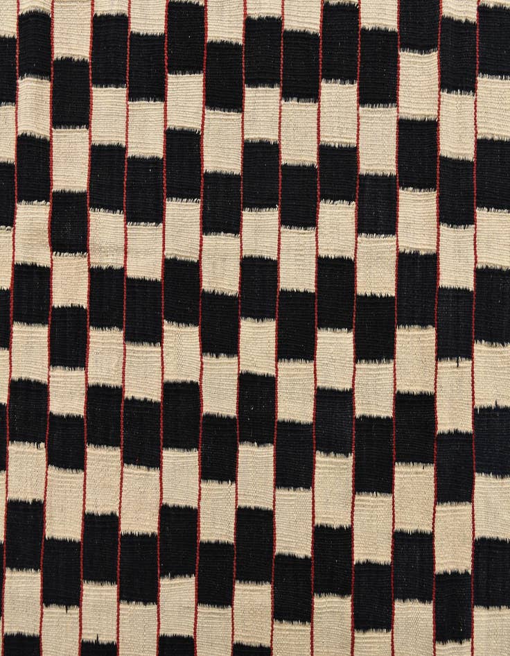 Detail image of 6' 9 x 9' 5  Hand Woven Kilim Modern Wool Rug