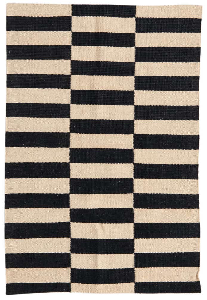 2' 7 x 3' 10 Hand Woven Kilim Modern Wool Rug