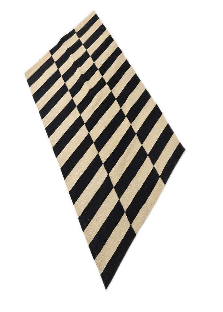 2' 7 x 4' Hand Woven Kilim Modern Wool Rug