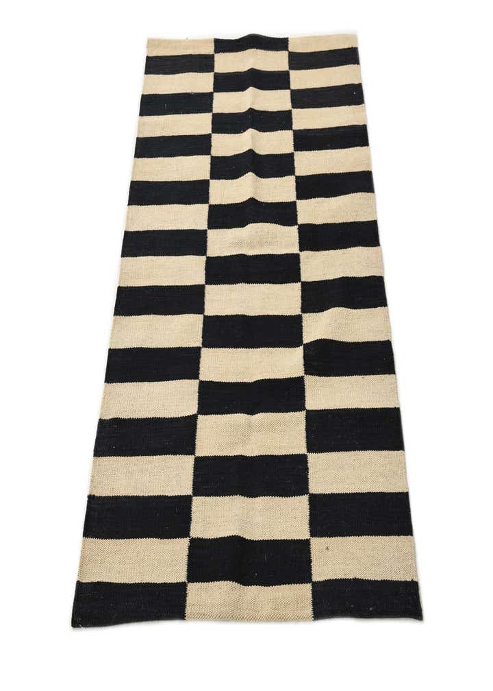 2' 7 x 4' Hand Woven Kilim Modern Wool Rug